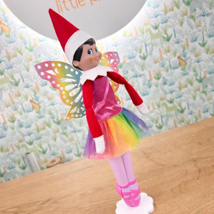 Elf on the Shelf: hada arco iris